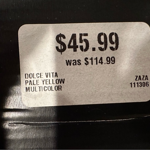 Woman’s Miya Dolce Vita Multi Colored Canvas Sneakers with Side Zipper - Picture 10 of 10